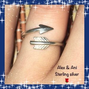 Alex and Ani Sterling Silver Adjustable Rings